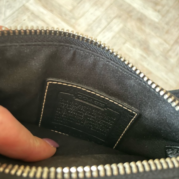 Coach Cross Body Signature Mix-material Purse - Picture 7 of 8